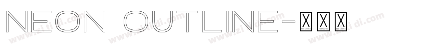 neon outline字体转换 neon outline字体转换
